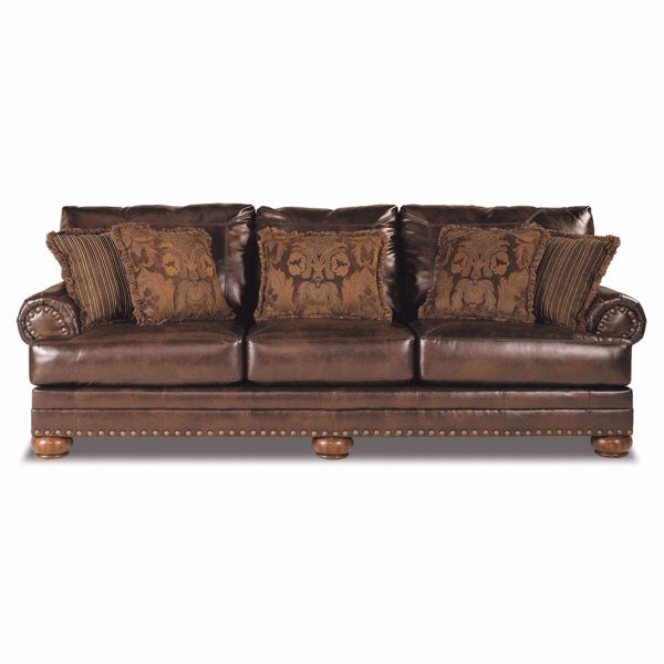 Picture of Antique Bonded Leather Sofa