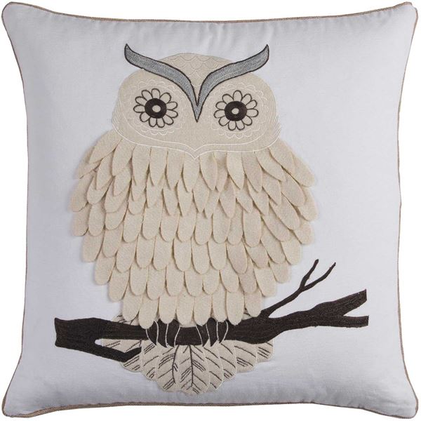 Picture of 20x20 Textured Owl Decorative Pillow *P