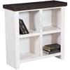 Picture of Rustic Bookcase, White and Dark Chocolate