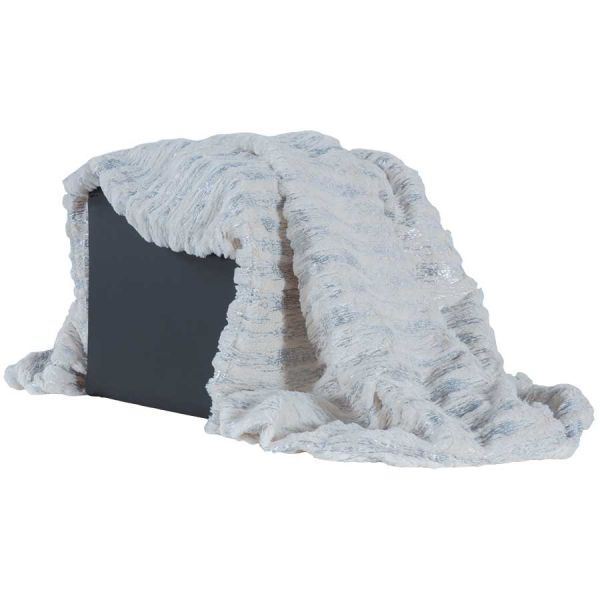 Picture of White Faux Fur Throw Blanket *P
