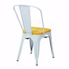 Picture of Bristow White Metal Chair, 4-Pack *D