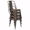 Picture of Gunmetal Indio Metal Chair 2Pack *D