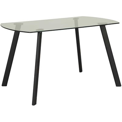 Picture of Kenora Glass Top Dining Table, Black
