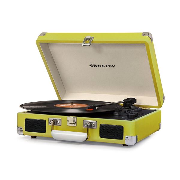 Picture of Cruiser Deluxe Portable 3-Speed Turntable, Green *