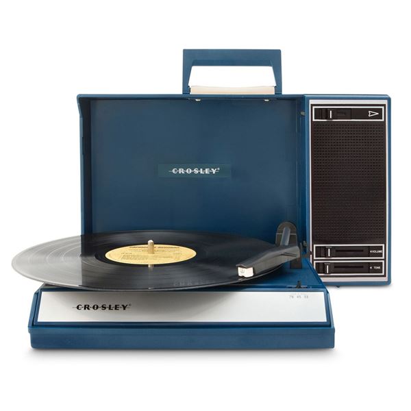 Picture of Spinnerette Portable USB Turntable, Blue *D