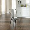 Picture of Amelia Metal Cafe Chair 2-Piece, Galvanized *D
