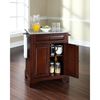 Picture of Lafayette Granite Top Kitchen Cart, Mahogany *D