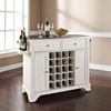 Picture of Lafayette Steel Wine Cart , White*D