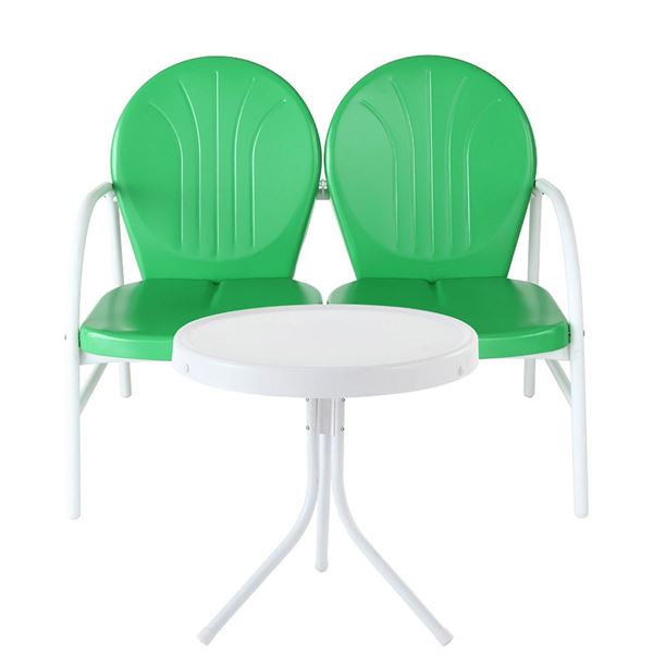 Picture of Griffith 2-Piece Metal Outdoor Set, Green *D