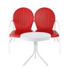 Picture of Griffith 2-Piece Metal Outdoor Set, Red *D