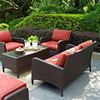 Picture of Kiawah 4-Piece Outdoor Seating Set, Brown *D