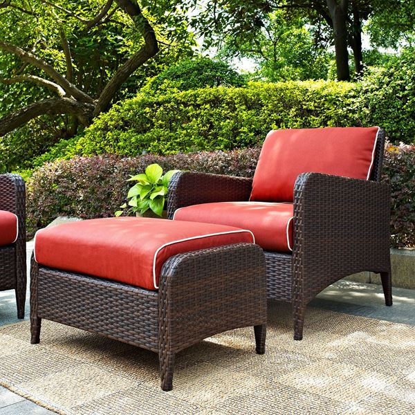 Picture of Kiawah 2-Piece Outdoor Seating Set, Brown *D