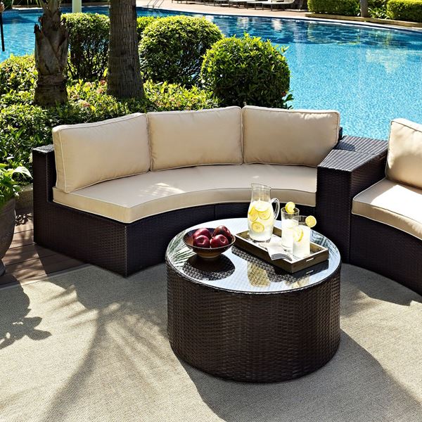 Picture of Catalina 2 Piece Outdoor Set, Brown *D