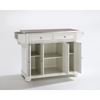 Picture of Alexandria Steel Top Kitchen Cart, White *D