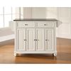 Picture of Cambridge Steel Top Kitchen Cart, White *D