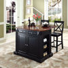 Picture of Drop Leaf Breakfast Bar Set, Black *D