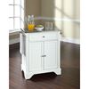 Picture of Lafayette Steel Top Kitchen Cart, White *D