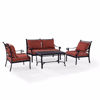 Picture of Portofino Cast Aluminum 4-Piece Set, Sangria *D