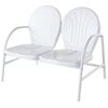 Picture of Griffith Metal Loveseat, White *D