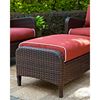 Picture of Kiawah Outdoor Wicker Ottoman, Brown *D