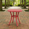 Picture of Palm Harbor Outdoor Side Table, Red *D