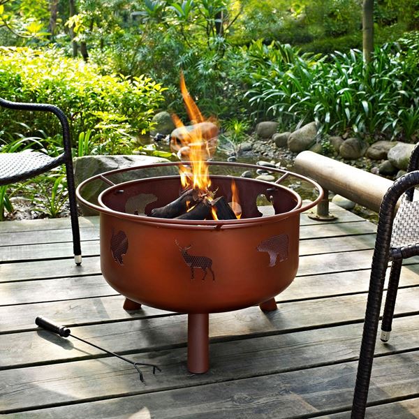 Picture of Durango Wildlife Firepit In Clay *D