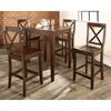 Picture of 5-Piece Pub Dining Set, Mahogany *D