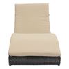 Picture of Pamelon Beach Chaise Lounge Brn & Beige *D