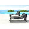 Picture of Rocky Beach Chaise Lounge Espresso *D