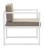 Picture of Golden Beach Arm Chair White & Taupe , SET OF 2 *D
