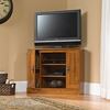 Picture of Harvest Mill Corner Entertain Stand Abbey Oak * D