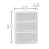 Picture of Beginnings 3-Shelf Bookcase Soft White * D