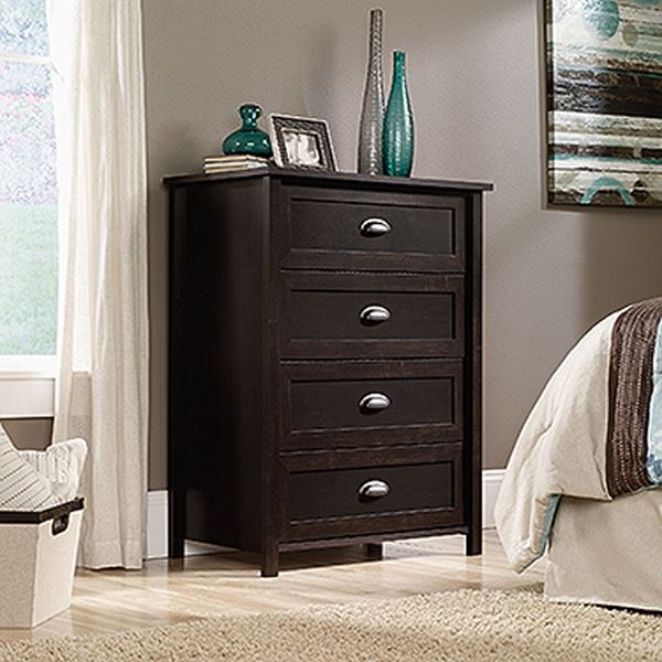 Picture of County Line 4-Drawer Chest Estate Black * D