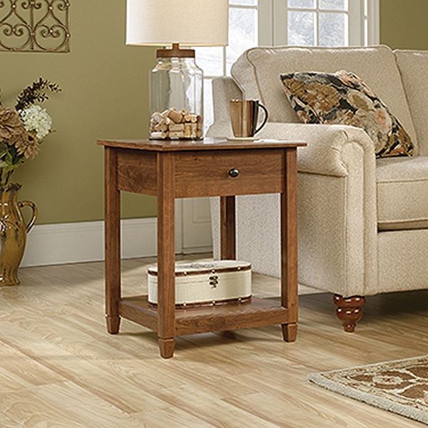 Picture of Edge Water Side Table Auburn Cherry * D