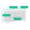 Picture of County Line Tv Stand Rum Walnut * D