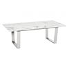 Picture of Atlas Coffee Table Stone & Brushed Stainless Steel
