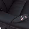 Picture of Black Heated Shiatsu Massage Chair