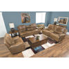 Picture of Austin Leather Power Reclining Console Loveseat