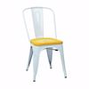 Picture of Bristow White Metal Chair, 2-Pack *D
