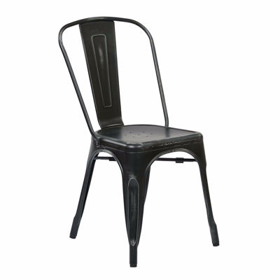 Picture of Bristow Black Armless Chair, 2-Pack *D