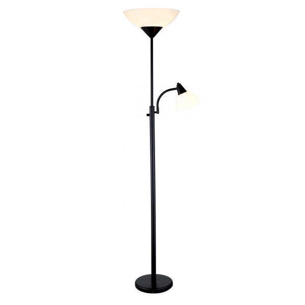 Picture of Black Torchiere Floor Lamp