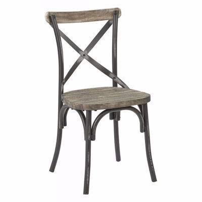 Picture of Somerset Black X-Back Metal Chair *D