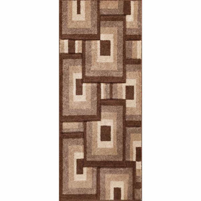 Picture of Alpha Square Blocks 2x7 Rug *D