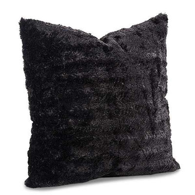 Picture of 18x18 Pillow Faux Fur Black *P