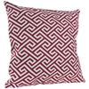 Picture of Red Greek Key 22x22 Decorative Pillow *P