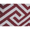 Picture of Red Greek Key 22x22 Decorative Pillow *P