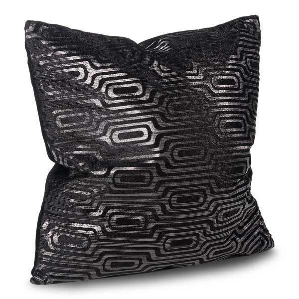 Picture of 18x18 Black Chain Link Decorative Pillow