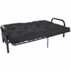 Picture of Metal Futon Black Bed