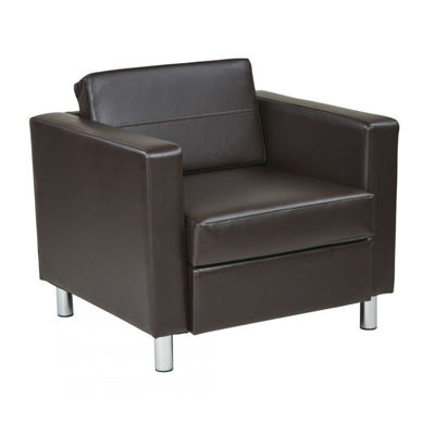 Picture of Pacific Espresso Leather Armchair