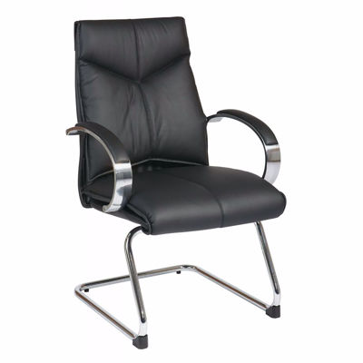 Picture of Black Leather Office Chair *D
